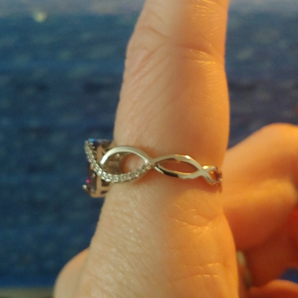 Heart shaped Mystic Topaz - size 7 - Picture 3 of 3